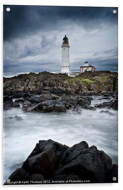 Corsewell Lighthouse Acrylic by Keith Thorburn EFIAP/b