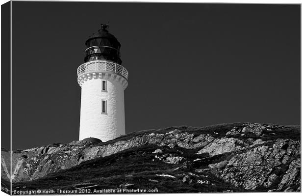 Mull of galloway Lighthouse Canvas Print by Keith Thorburn EFIAP/b