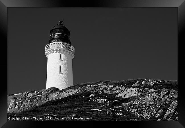 Mull of galloway Lighthouse Framed Print by Keith Thorburn EFIAP/b