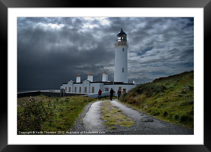 Mull of galloway Lighthouse Framed Mounted Print by Keith Thorburn EFIAP/b