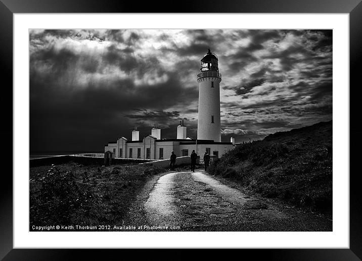 Mull of galloway Lighthouse Framed Mounted Print by Keith Thorburn EFIAP/b