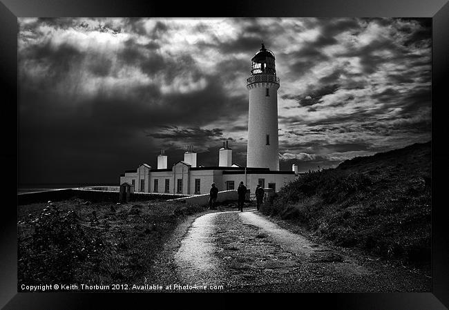 Mull of galloway Lighthouse Framed Print by Keith Thorburn EFIAP/b