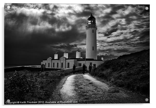Mull of galloway Lighthouse Acrylic by Keith Thorburn EFIAP/b
