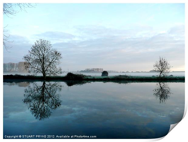 NORFOLK REFLECTIONS Print by STUART PRYKE