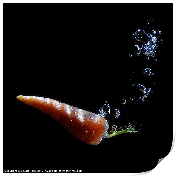 Carrot Juice Print by Stuart Reid