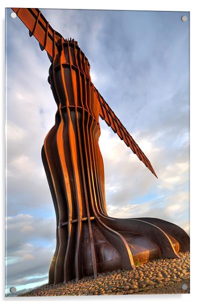 Angel Of the North Acrylic by Kevin Tate