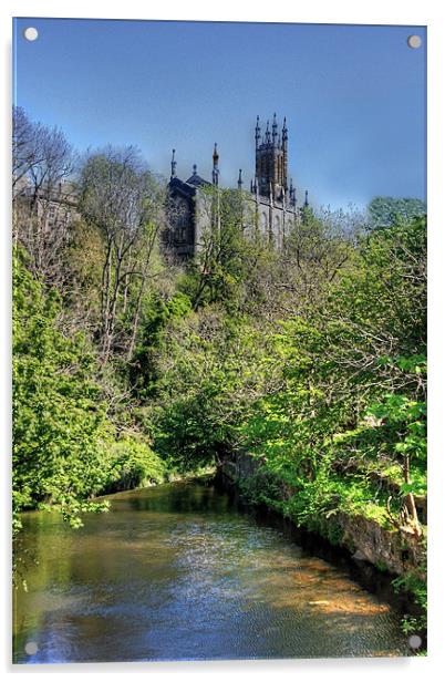 Holy Trinity Church Acrylic by Tom Gomez