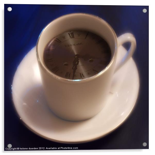 Tea Time Acrylic by helene duerden