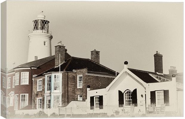 Lighthouse at Southwold Canvas Print by Stephen Mole