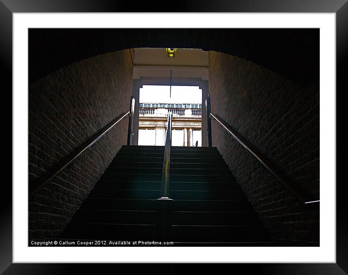London Steps Framed Mounted Print by Callum Cooper