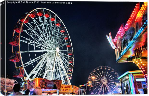 'All The Fun of The Fair' Canvas Print by Rob Booth