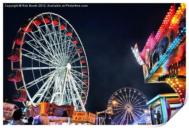 'All The Fun of The Fair' Print by Rob Booth