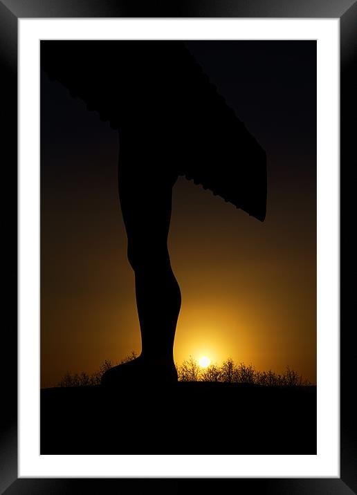 angel of the north Framed Mounted Print by Northeast Images