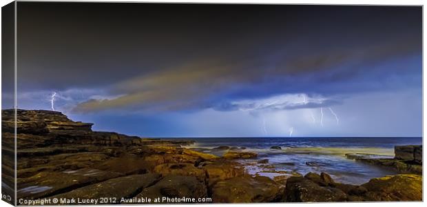 Shining Strom Canvas Print by Mark Lucey