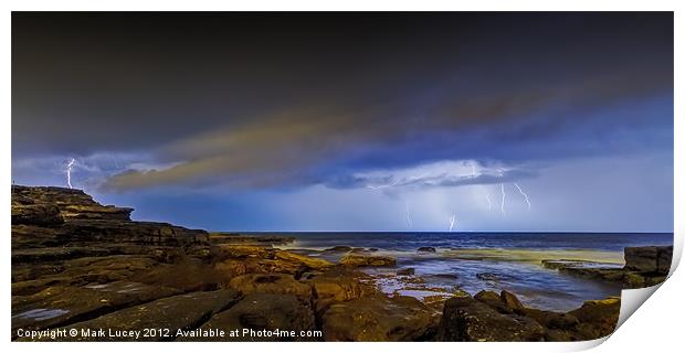 Shining Strom Print by Mark Lucey