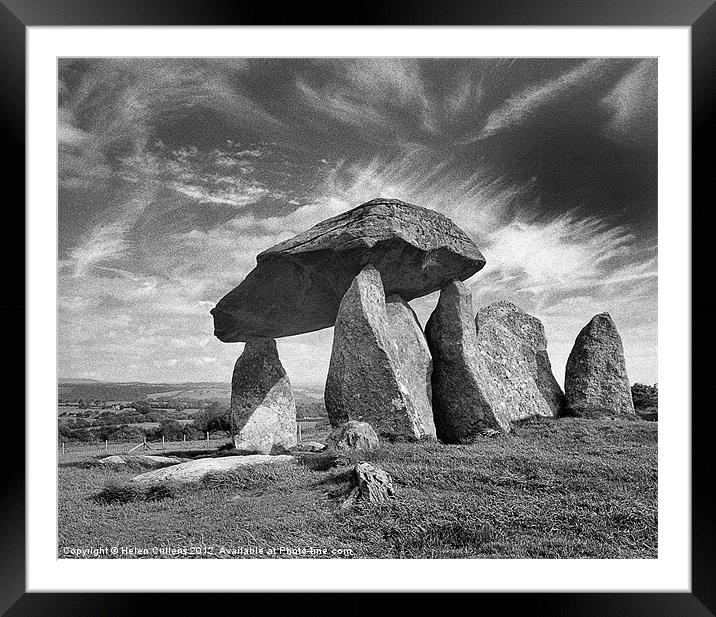 PENTRE IFAN Framed Mounted Print by Helen Cullens