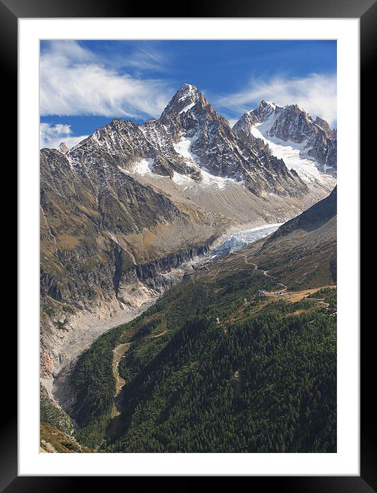 Beautiful day in Alps Framed Mounted Print by Sergey Golotvin