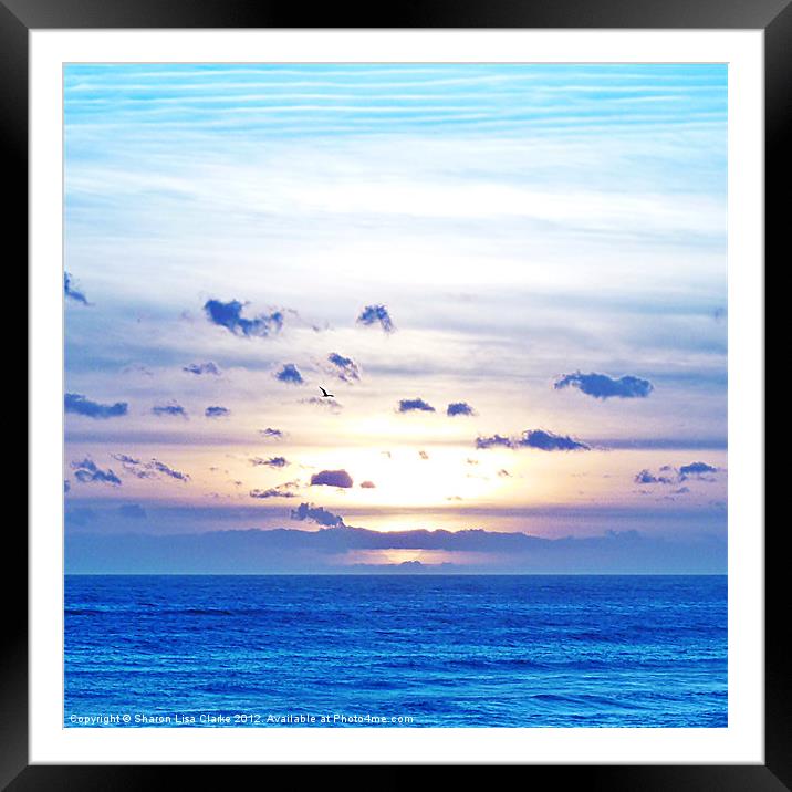 Magical skies Framed Mounted Print by Sharon Lisa Clarke