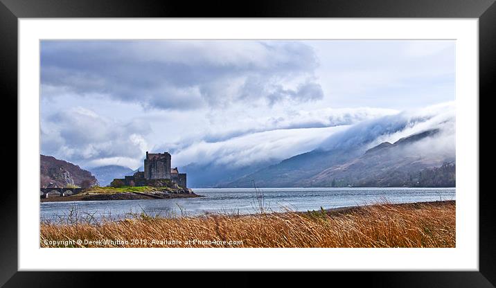 Eilean Donan Castle Framed Mounted Print by Derek Whitton