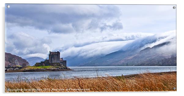 Eilean Donan Castle Acrylic by Derek Whitton