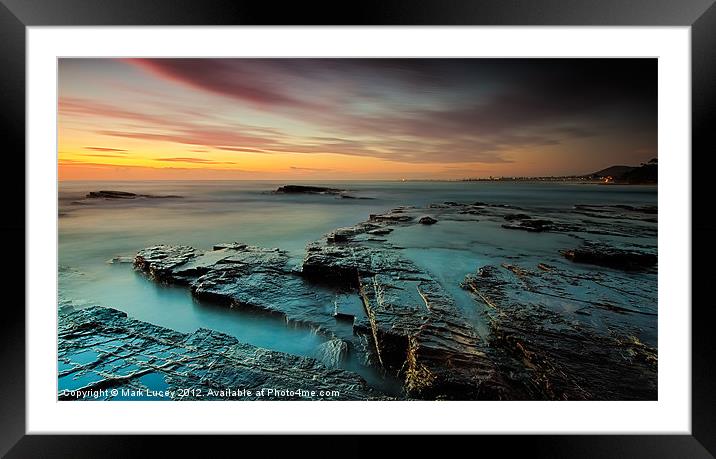 The Plateau Framed Mounted Print by Mark Lucey