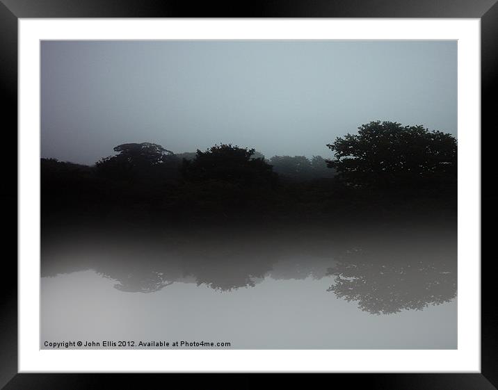 Misty Morning Framed Mounted Print by John Ellis