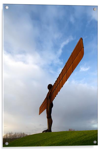 Angel Of the North Acrylic by Kevin Tate