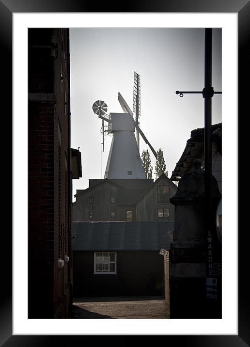 Cranbrook Windmill Framed Mounted Print by Malcolm Wood