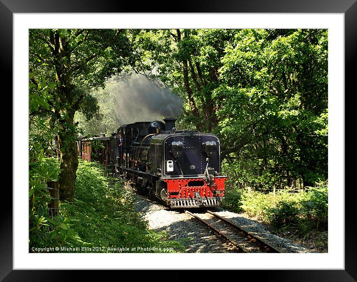 The Welsh Highland Railway Framed Mounted Print by Michael Ellis