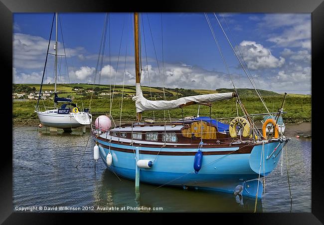 Yachts Framed Print by Dave Wilkinson North Devon Ph