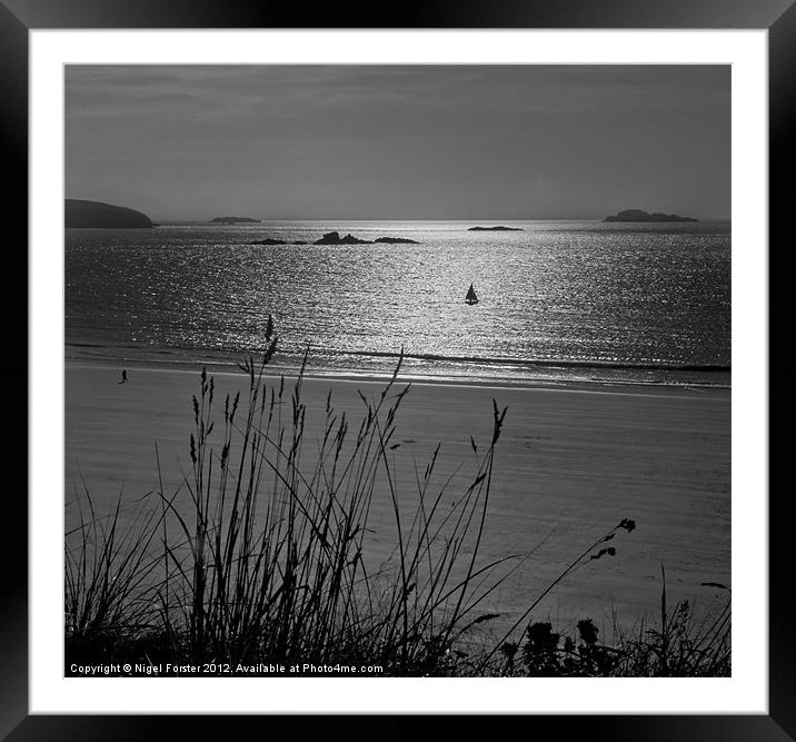 Whitesands Bay Framed Mounted Print by Creative Photography Wales