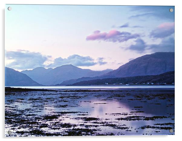 Evening light Over Loch Leven Acrylic by Aj’s Images