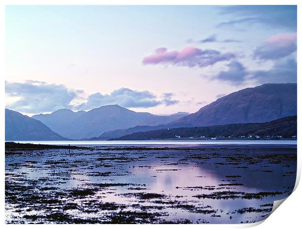 Evening light Over Loch Leven Print by Aj’s Images