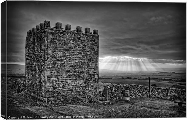 Jubilee Tower, Quernmore, Lancashire Canvas Print by Jason Connolly