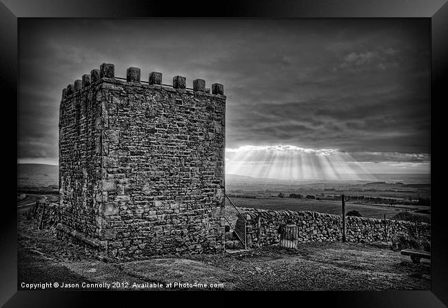 Jubilee Tower, Quernmore, Lancashire Framed Print by Jason Connolly