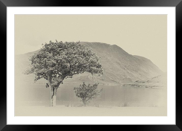 Crummock Waters Framed Mounted Print by Julie  Chambers