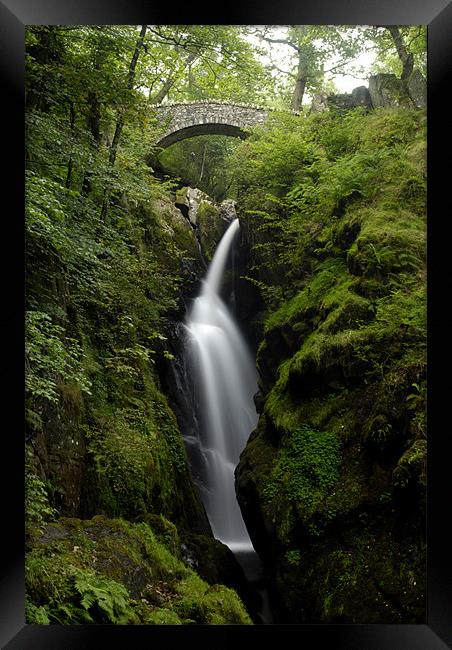 Aira Force Water Fall Framed Print by Julie  Chambers