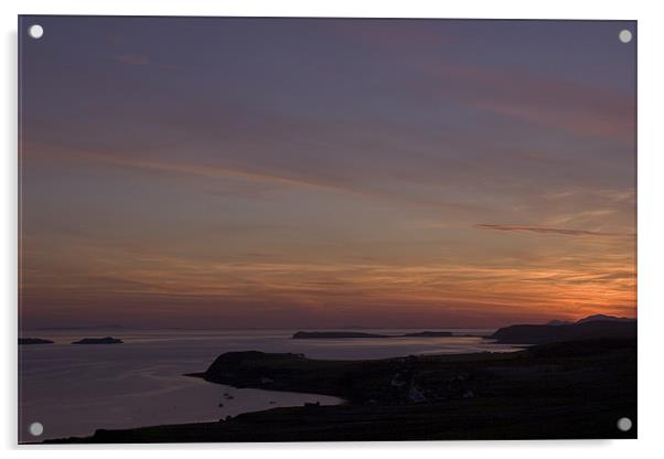 Skye sunset Acrylic by Thomas Schaeffer