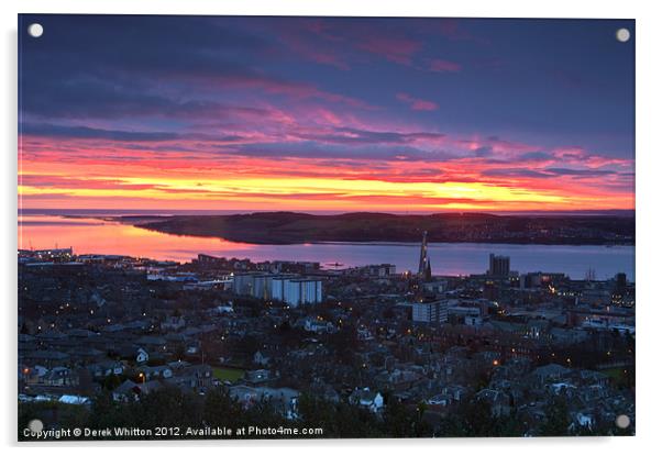 Dundee Dawn 2 Acrylic by Derek Whitton
