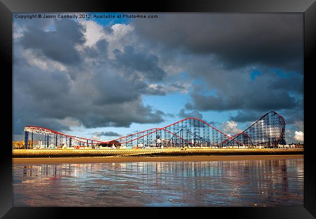 The Big One, Blackpool Framed Print by Jason Connolly