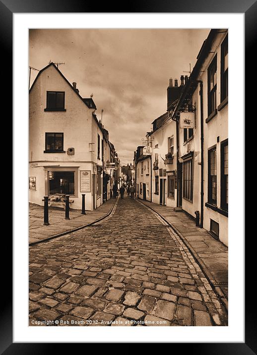 'Church Street' Framed Mounted Print by Rob Booth