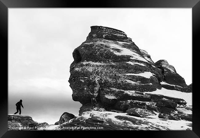 Meeting the Sphinx Framed Print by Paul Piciu-Horvat