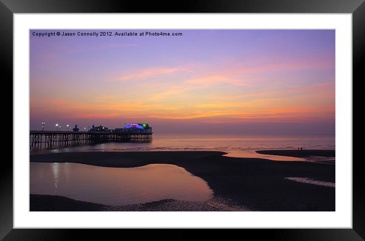 Sunset Dreams, Blackpool Framed Mounted Print by Jason Connolly