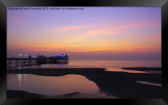 Sunset Dreams, Blackpool Framed Print by Jason Connolly