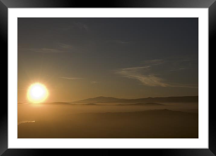 Rannoch Moor sunrise Framed Mounted Print by Thomas Schaeffer