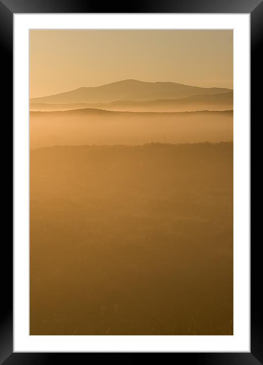 Rannoch Moor sunrise Framed Mounted Print by Thomas Schaeffer
