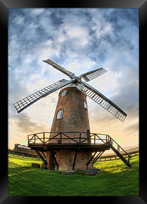 Wilton Windmill Framed Print by Tony Bates