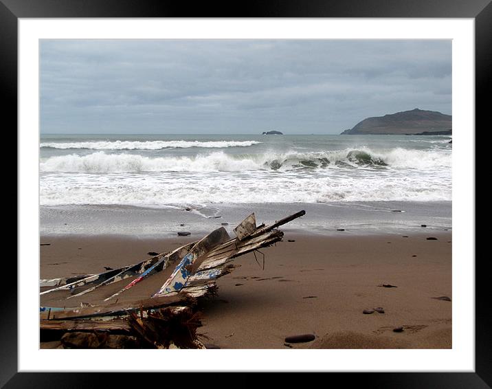 Winestrand Framed Mounted Print by barbara walsh