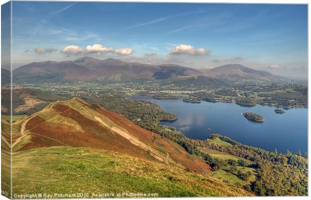 From Catbells Canvas Print by Ray Pritchard