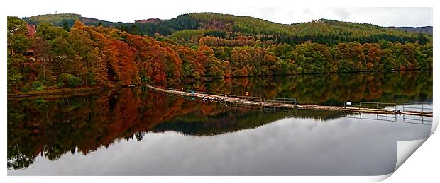Pitlochry Reflection Print by Dawn Gillies